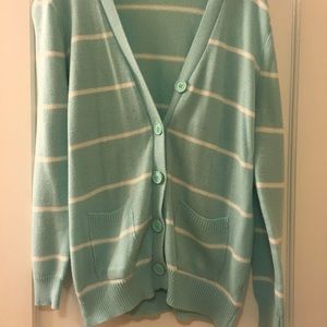 Long sleeved button down cardigan